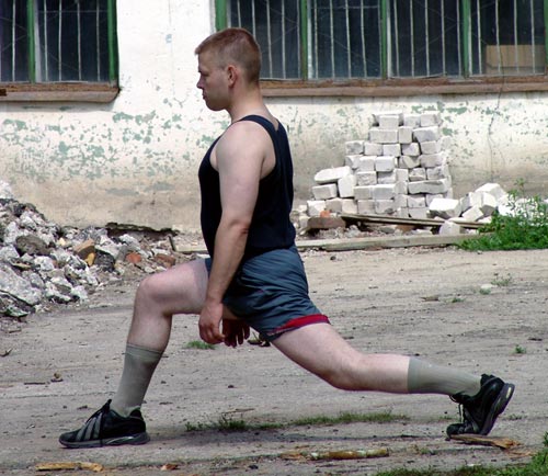 Правильное положение ног в